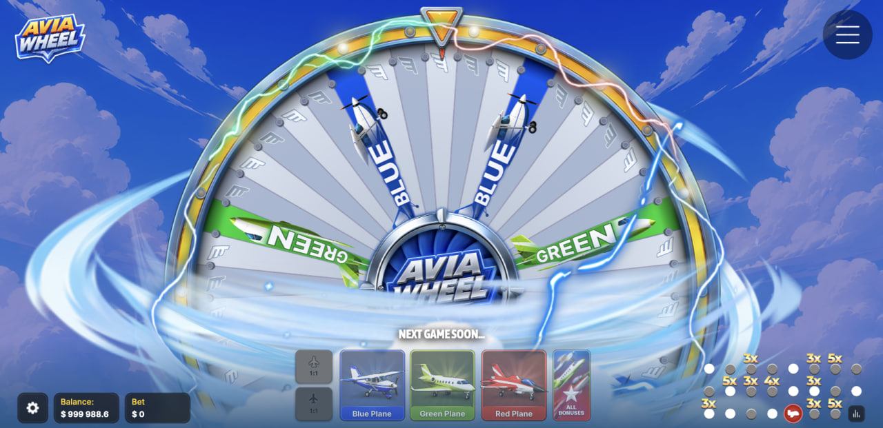 Avia Wheel demo gratis: rueda del juego en ordenador, casino con bono