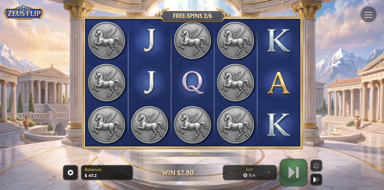 Zeus Flip opinión, demo, juego, casino y bono: rodillos durante los Free Spins con monedas de Pegaso